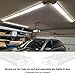 hykolity 4FT LED Wraparound Light, 40W, 4400lm, 4000K, [2-lamp 32W Fluorescent Equiv.], 4 Foot LED Wrap Light Fixture, Flush Mount Office Ceiling Light for Garage, Office, Kitchen, ETL Listed