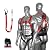 DCM SH-422010 Full Body Standard Construction Safety Harness Kit with Single Hook Shock Absorbing Lanyard, Fall Protection Universal Harnesses for Working Roofing Climbing (Harness + Lanyard)