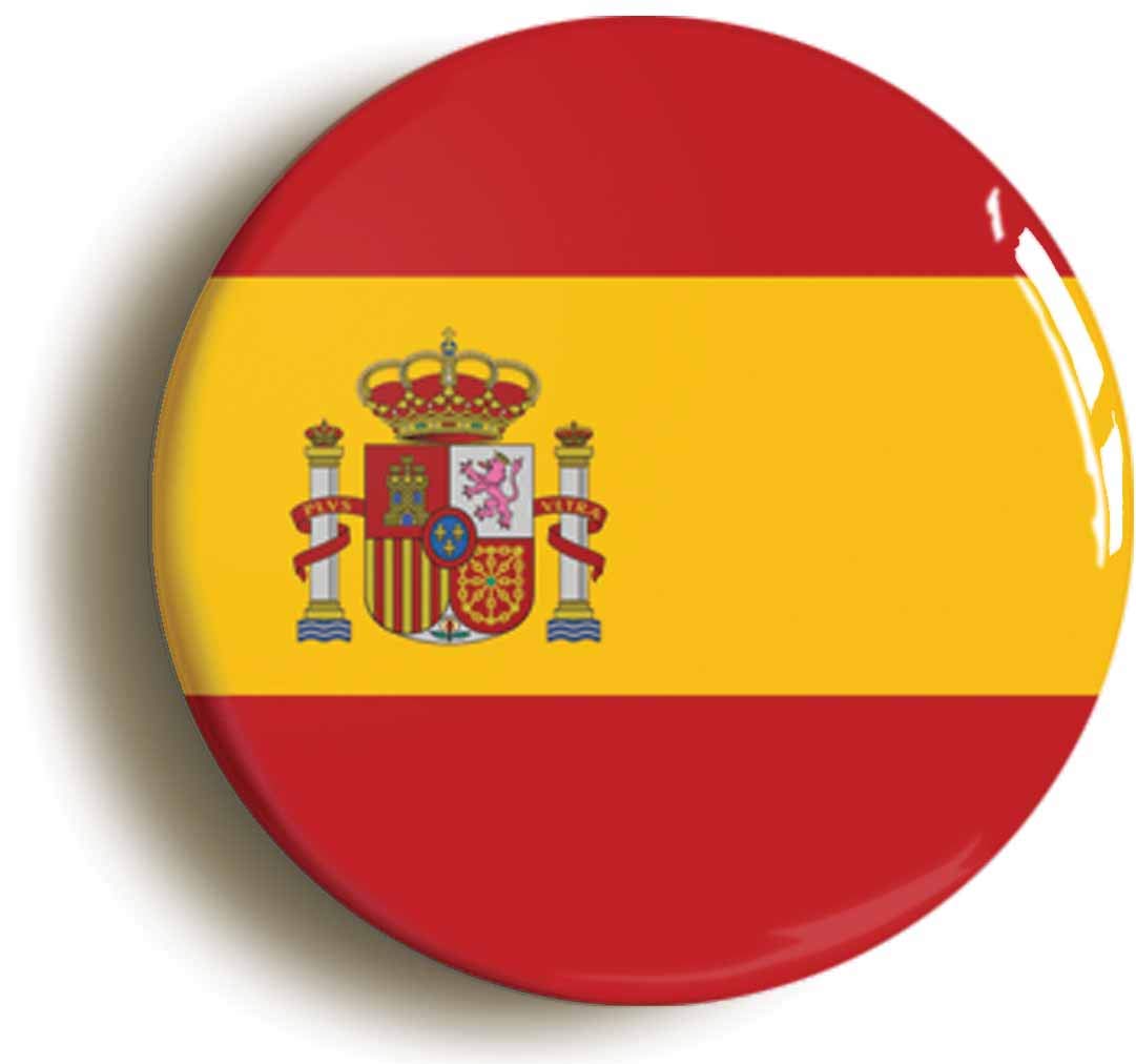 OzorathSPAIN SPANISH NATIONAL FLAG BUTTON BADGE