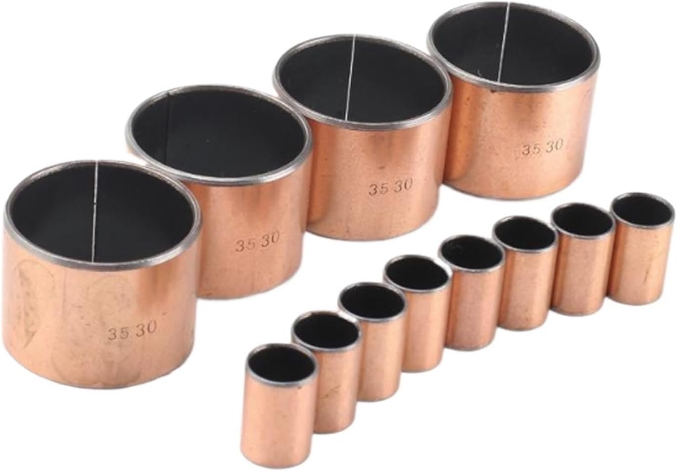 10pcs Sf1-1010/1012/1015/1020 Oil-Bearing Bearing/Composite Bearing/Oil-Free Bushing/Copper Bushing/Shaft Bushing(10x12x10)