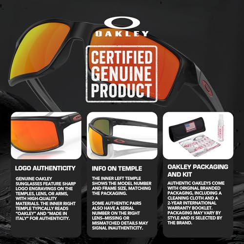 Image of Oakley GIBSTON OO9449 Rectangle Shape Sunglasses With Official Eyewear Kit | Men's Sunglasses