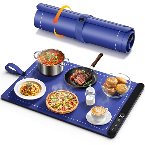 Portable Food Warming Mat with 6 Temp Settings - $12.99