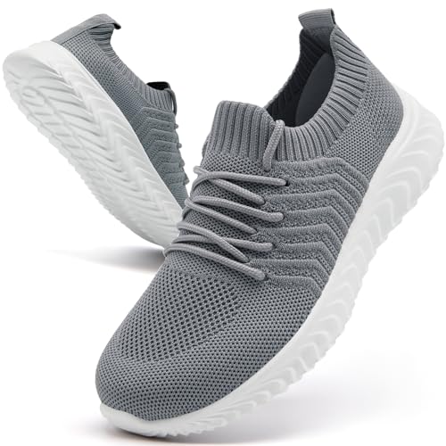 Slip-On Walking Running Shoes Tennis Sneakers Lightweight Breathable Mesh Gym Work Casual Fashion Comfort Summer Sports Sandals&Athletic Shoes