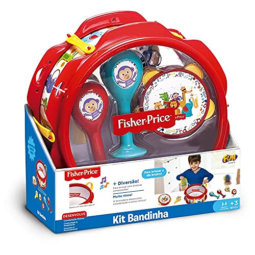 Fisher Price Kit Bandinha, Fun Divirta-se, Multicor