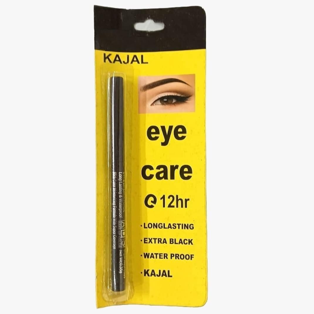 Kajal Pencil Waterproof & Smudge Proof – Long Lasting Extra Black for Women, Smooth Glide Eye Pencil, Use as Eyeliner & Kajal for Daily Eye Makeup-image-30