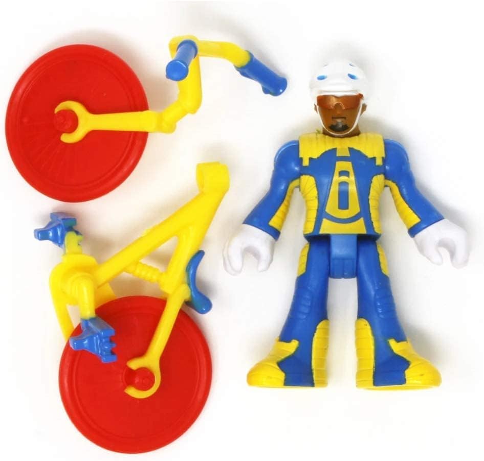 Imaginext シリーズ 12 ブラインドバッグ ~ サイクリストバイクレーサーフィギュア レーシング自転車アクセサリー付き