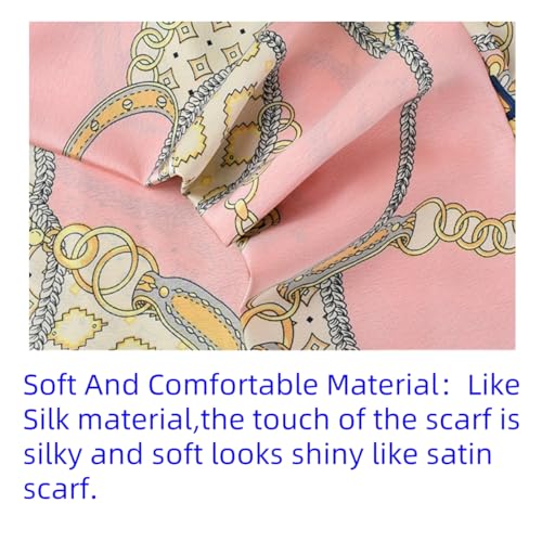 Long Like Silk Neck Head Scarf For Women Purse Bag Scarfs For Handbags Satin Hair Scarf Lightweight Fashion Neck Tie3