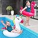 2 Pack Pool Floats for Kids Unicorn Flamingo Swim Ring Kids Pool Floaties Inflatable Swimming Pool Raft Party Water Toys for Age 2-5 Year Toddlers Girls Boys Summer Beach Float