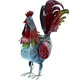 medusa windlichter Metallfigur Windlicht Hahn. Blickfang: Diese schöne Metallfigur Windlicht Hahn bietet Ihnen zahlreiche Dekorationsmöglichkeiten und passt zu sämtlichen Wohn- und Gartenstilen.