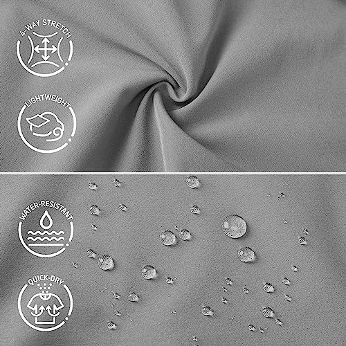 Haimont Men's Athletic Running Shorts 5 Inches for Gym Sports Active Workout with Pockets, Quick Dry, Water Resistant3