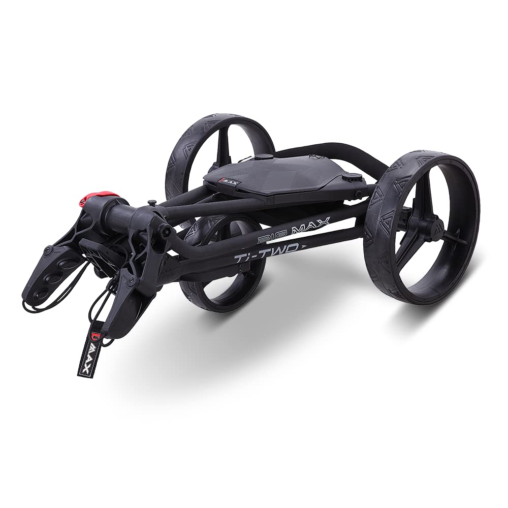 Big Max TI-TWO 3-Rad Golftrolley (Schwarz)