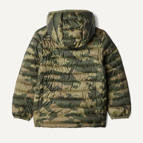 Image of Amazon Essentials Boys and Toddlers' Lightweight Water-Resistant Packable Hooded Insulated Puffer Jacket