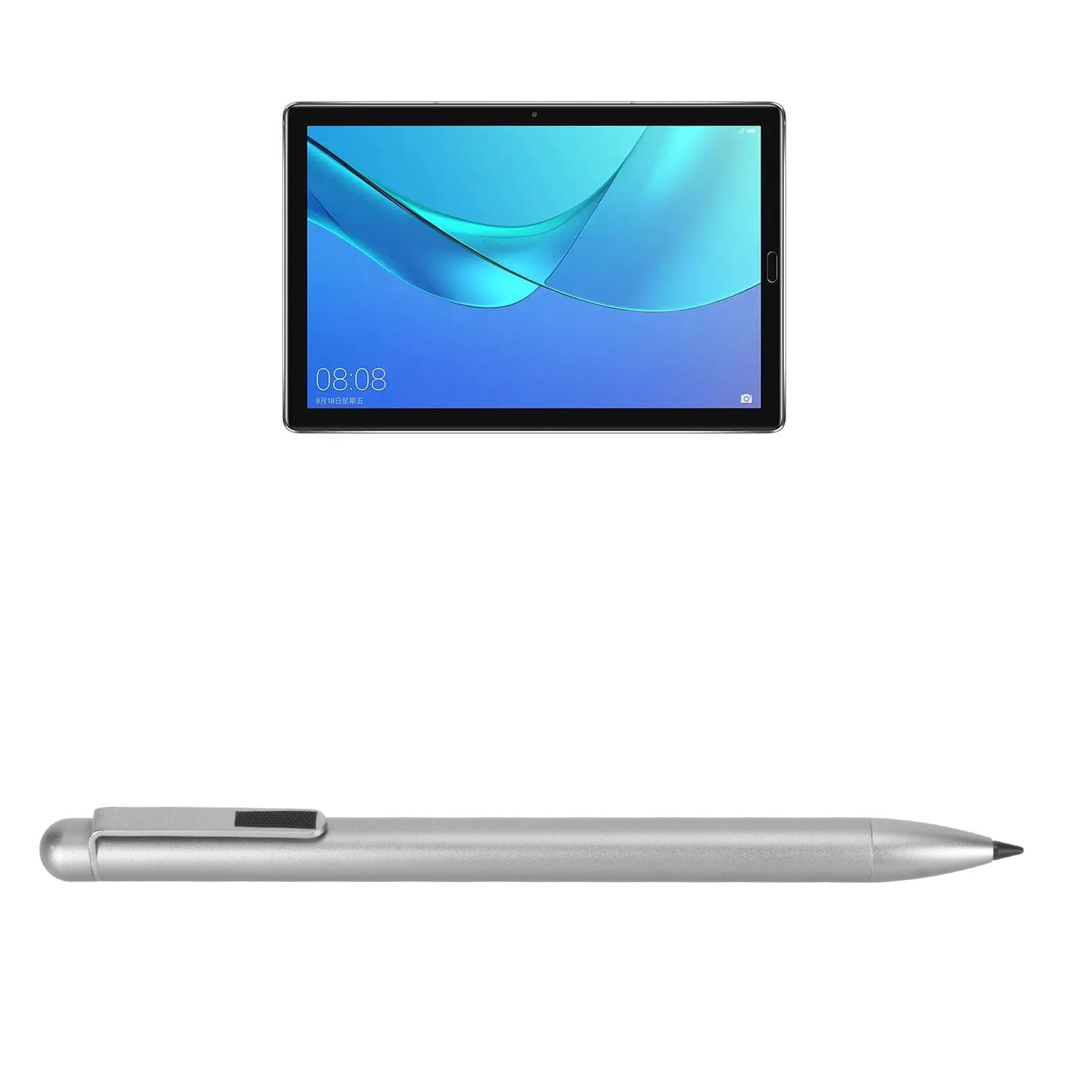 Lápiz Capacitivo de Alta Sensibilidad para Pantalla Táctil Mediapad M5 Lite de 10,1 Pulgadas BAH2 AL10 W09, Fácil de Usar para Escribir y Dibujar, Aleación de Aluminio Gris Oscuro