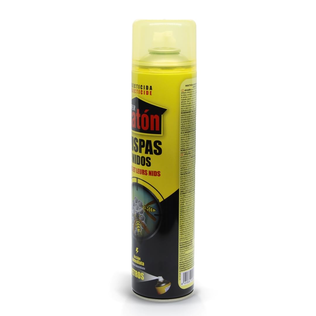 VINFERMATON Insecticide Guêpes et Frelons Extérieur Pack 2×600 ml | Anti-guêpes | Portée jusqu'à 4 m | Action Immédiate Professionnelle