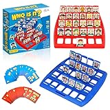 Quién Es Quién? Juego Quien Es Wuien, Quién Es Divertido Juego de Mesa, Juegos de Mesa, Juego de Mesa Portátil para Dos Jugadores, Reuniones Familiares y Fiestas