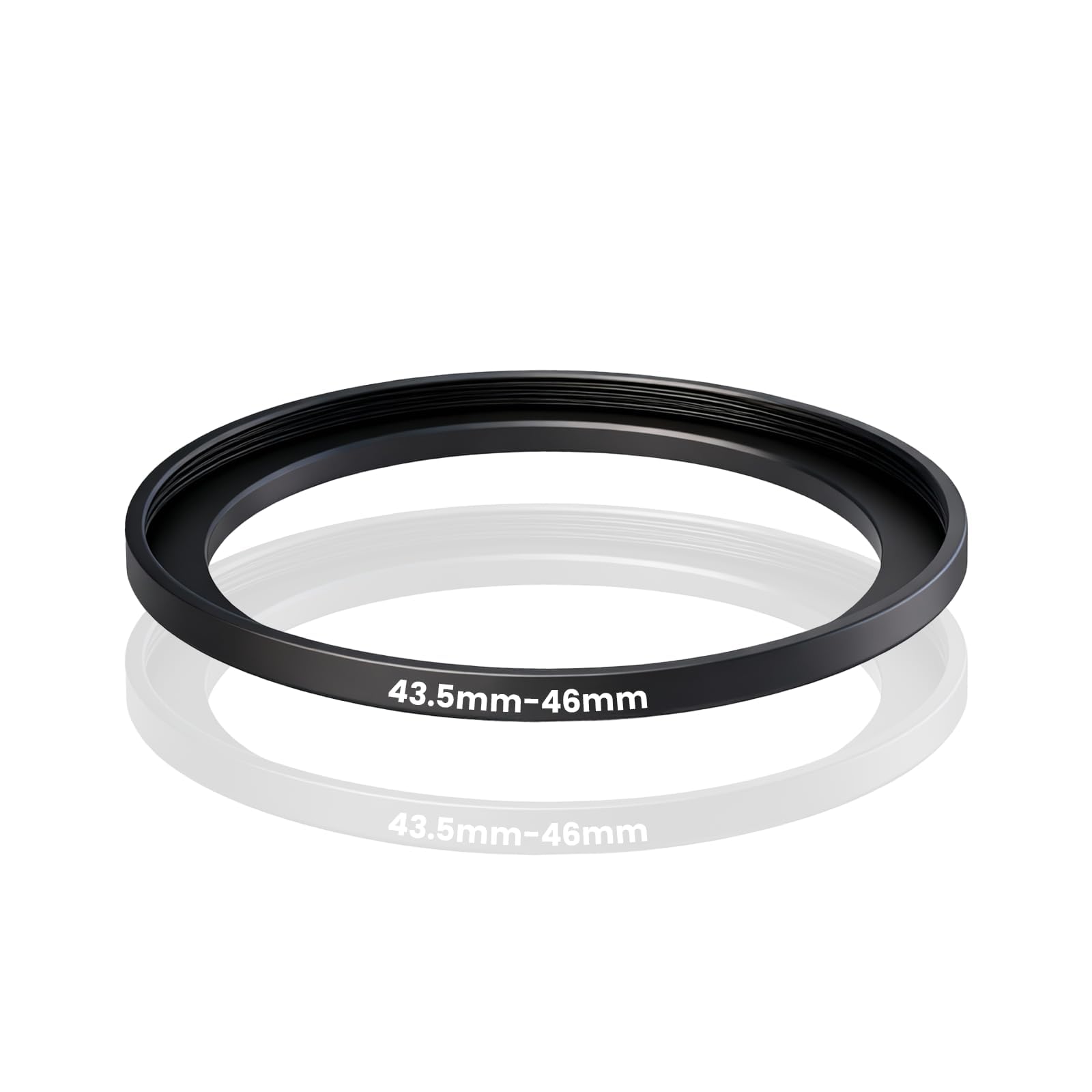 Step Up Ring Adapter Filter Metal, 43.5-46mm Lens Filter Adapter Ring Universal Stepping Rings Outdoor Photography Fits 43.5mm Lens to 46mm UV/CPL/ND Filters & Cameras Hoods Converters