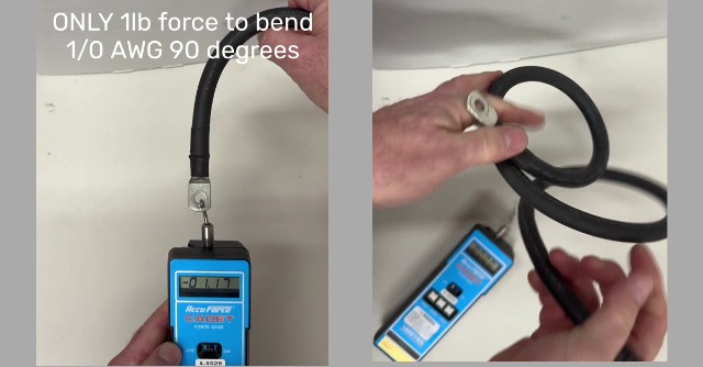 Câble Flexible En Cuivre Pur De Calibre 4 4 AWG 1,5 M Noir + 1,5 M