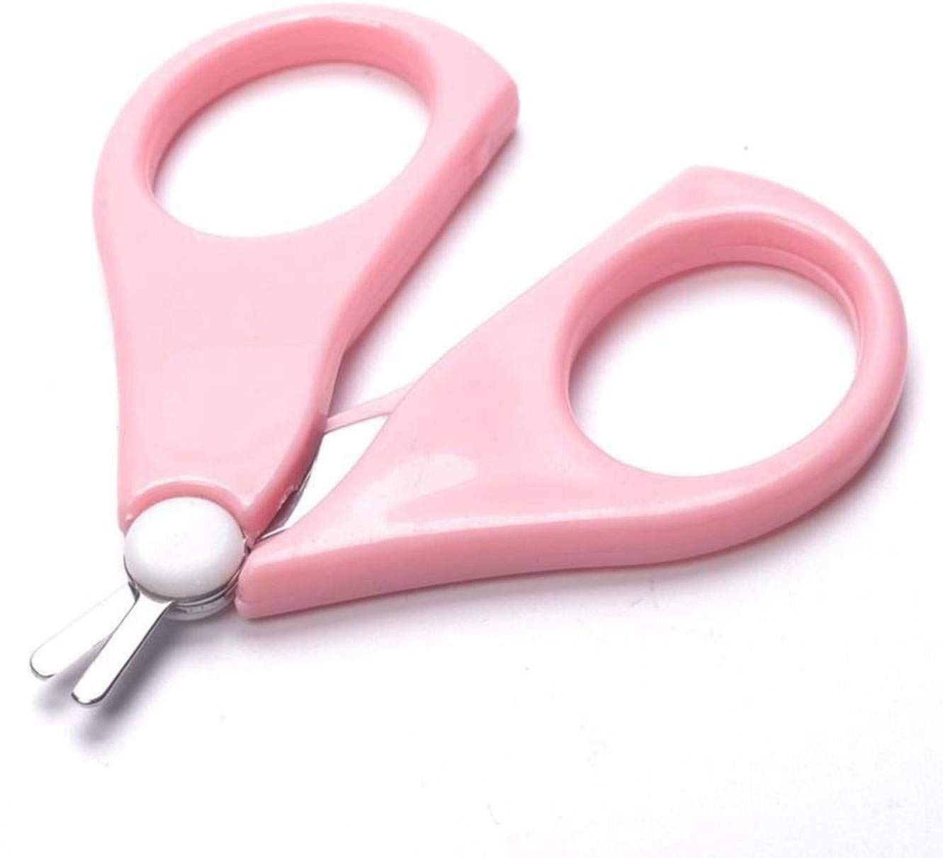 UNIVERSAL BUYER New Born Baby Safety Nail Scissors with Circular Cutter Head (Pink)-image-22