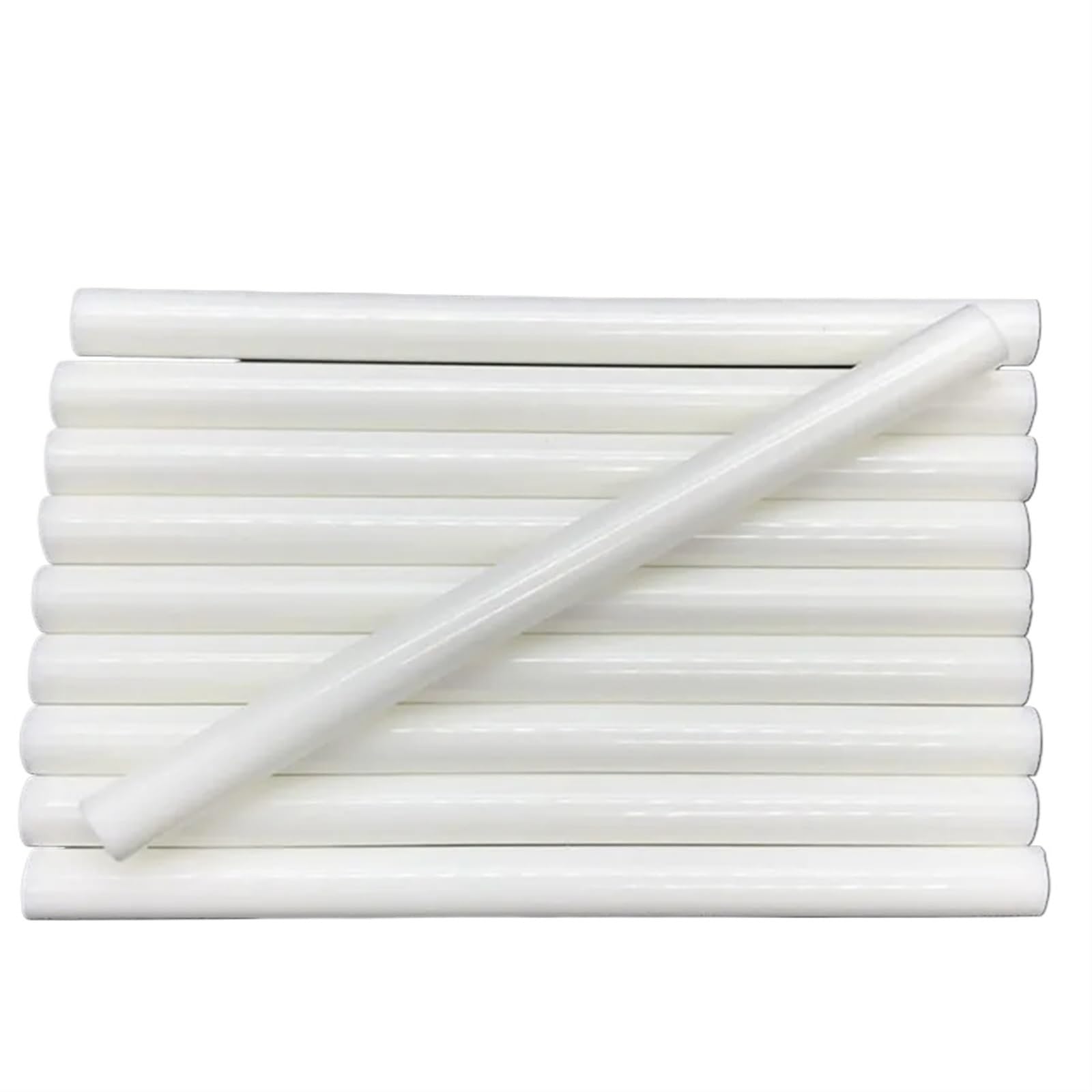 Bâtons de Colle Chaude Lot de 50 bâtons de Colle thermofusible de Couleur Blanche de 7 mm for réparation Audio de Voiture