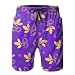 Produktbild ASTTLE Men's Mardi Gras Mask Dot Quick-Dry Summer Beach Surfing Board Shorts Swim Trunks Cargo Shorts,M