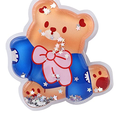 Image of Cute Anime Mobile Holder Grip Stand for Phones Selfie Holder for Smartphones, Designed for Kids and Teens. [ Gel Inside ]-(Model - Bear with Bow)