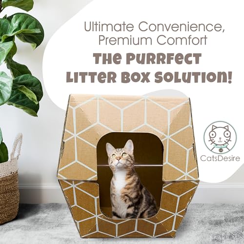 Caja sanitaria desechable para gatos 15 piezas 19x17x8.5 in miniatura 4