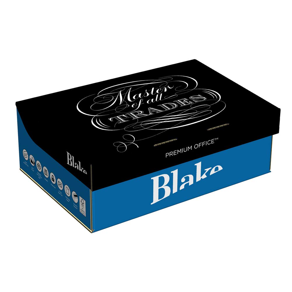 Blake Everyday | sobres DL (11 x 22cm) | 500 unidades | 120 g/m² | certifcado FSC y sostenible | Bright sobres blancos con tira autoadhesiva | papelería | para oficinas y manualidades | modelo 34882