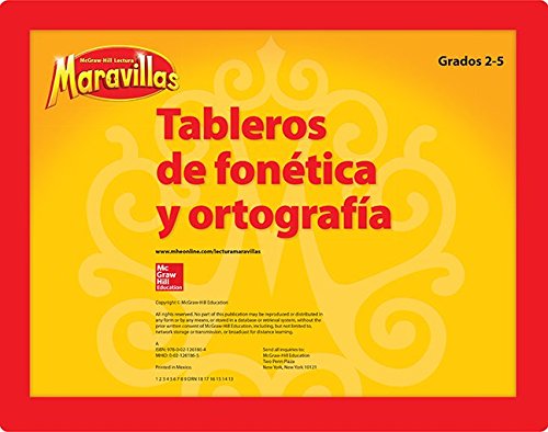 Lectura Maravillas, Grades 2-5, Reading Response Boards (ELEMENTARY CORE READING) (Spanish Edition)
