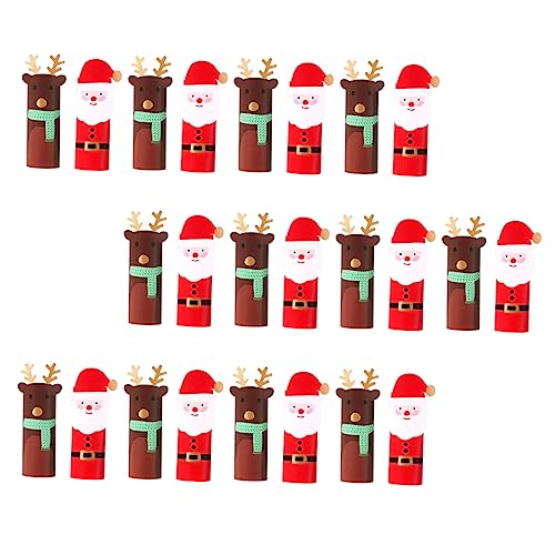 OKUMEYR 24pcs Christmas Cookie Packaging Boxes Santa for Treats Candy Biscuits Safe Material for Holiday Gifting Festive Celebrations