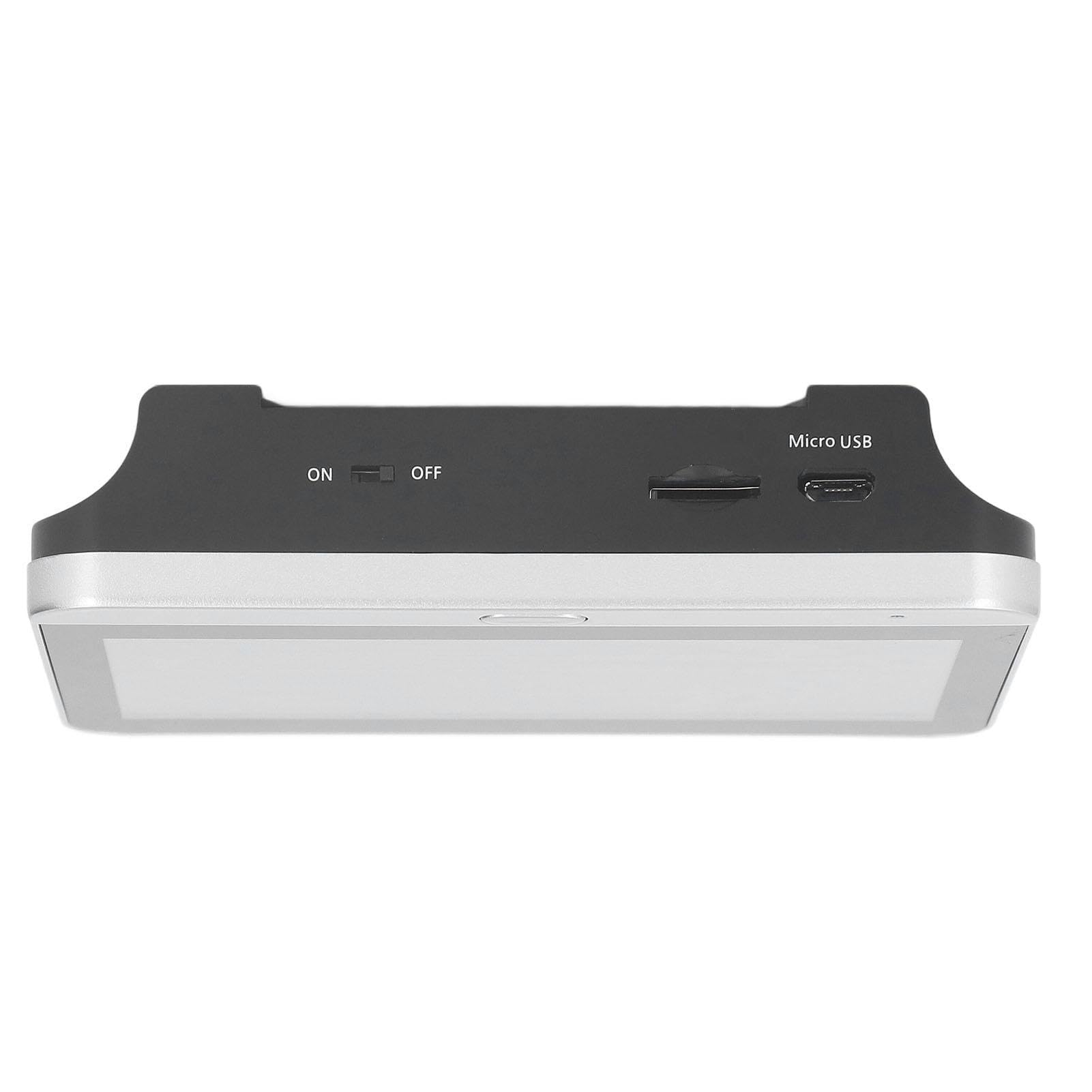 Nikou 1080P Cámara de Mirilla Inteligente, Inalámbrico Visual Interfono Timbre Pantalla Color 4.3 Pulgadas con Videollamada Bidireccional, Detección PIR Cuerpo, Batería de 5000 mAh, Nube/SD