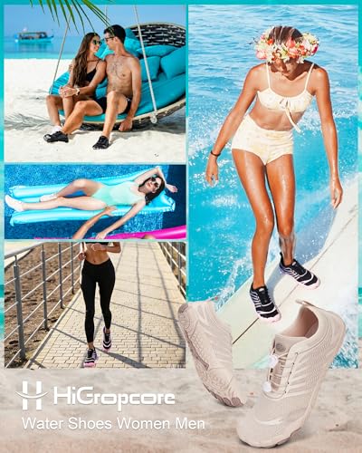Image of Water Shoes for Women Men Quick-Dry Barefoot Shoes Breathable Aqua Socks for Swim Beach River Pool Lake Hiking Surfing Kayaking