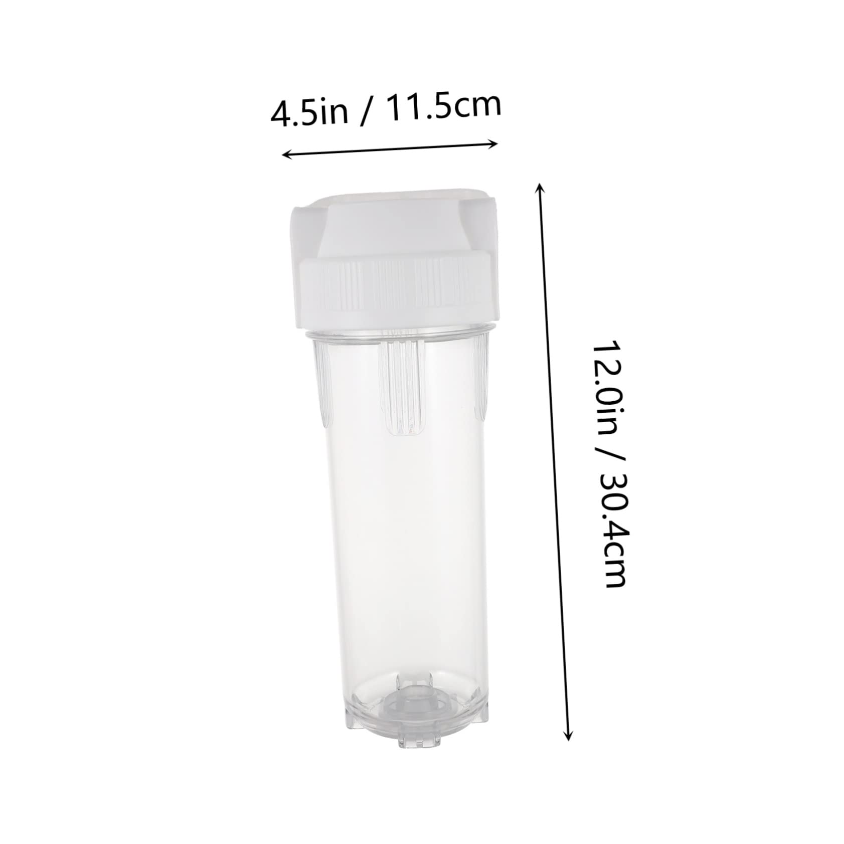 Bouteille Filtrante Purificatrice 10 Pouces, Pet Épaissi, Antidéflagrante, pour Évier Cuisine, Filtre les Impuretés de L'eau