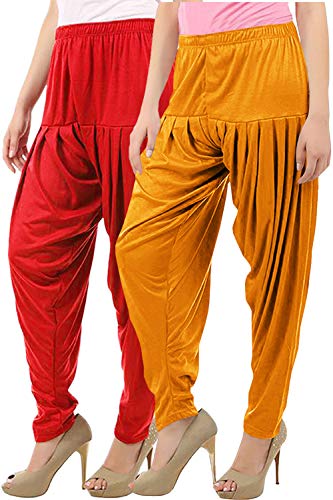 Image of Buy That Trendz Patiala Salwar for Women Viscose Patiala Pant Combo