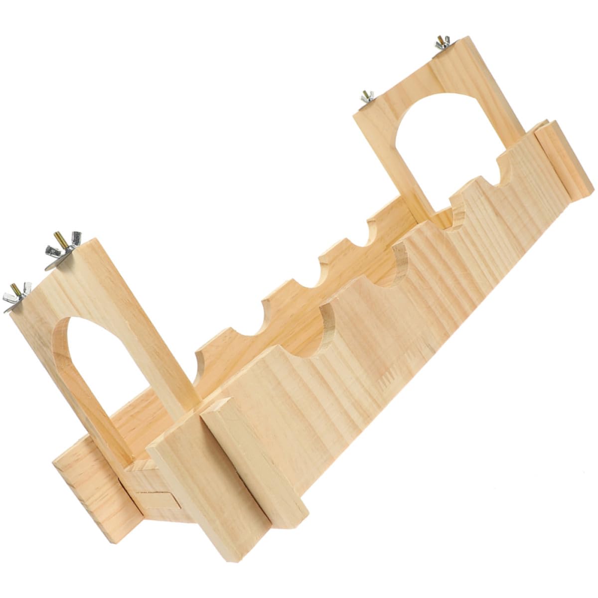 Pont en bois pour cage de chinchilla, abri et jeu rongeur