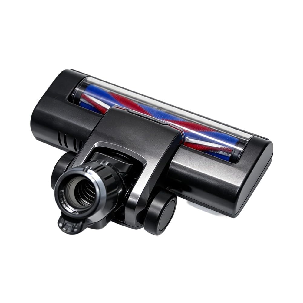 EasyByMall Cepillo eléctrico motorizado para suelo Vactidy Blitz V8, rodillo antienredos con dirección giratoria para suelos duros y alfombras