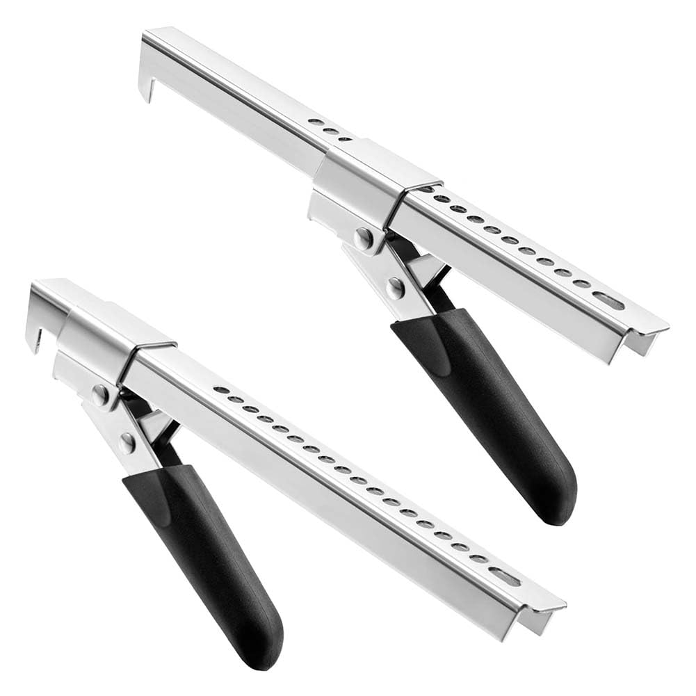 Aundhegrtt Adjustable Jar Openers 2-Pack Comfort Grip for Arthritis and Weak Hands Extendable Can Opener