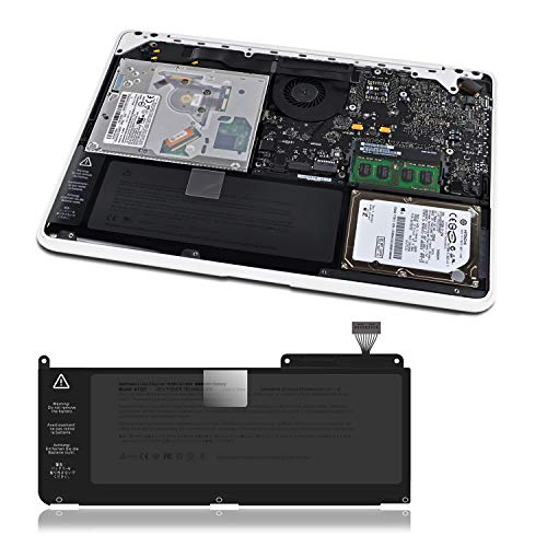 Batpower A1331 Replacement Laptop Battery For Apple Late 2009 Mid 2010 Macbook 13.3 Inch Unibody A1342 Emc 2350 A1342 Emc 2395 Battery Macbook Pro 13" A1342 Apple A1331 Battery 63.5Wh #TOP1