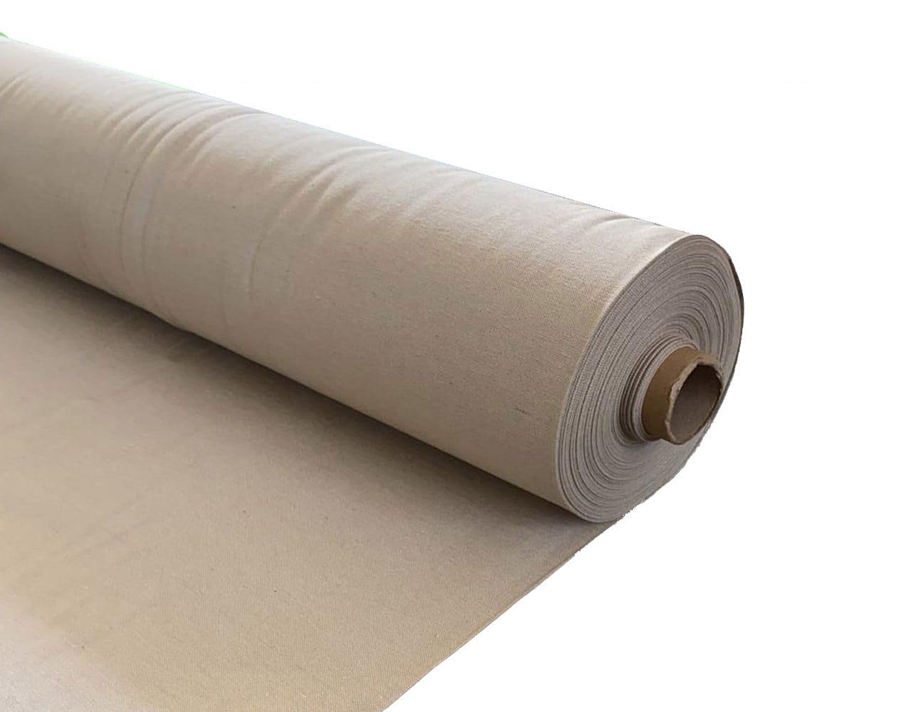 Tela de loneta lisa tintada por metros barata | Telas para confección manualidades forros y tapizar de colores liso | Costura de cojines manteles cortinas bolsos | Ancho 280cm Color Culla