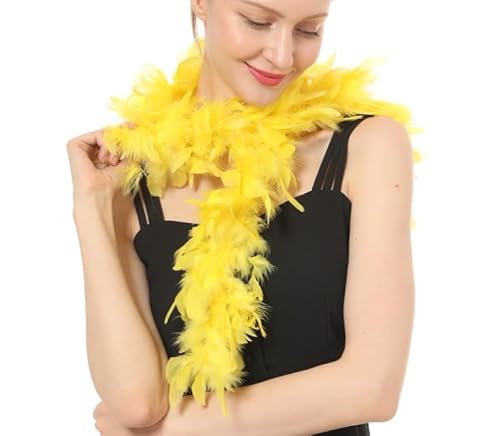Flydreamfeathers FDBC22548 Over 10 Color 25 Gram, 4 Feet Long Chandelle Feather Boa,Kids Feather Boa thumb #4