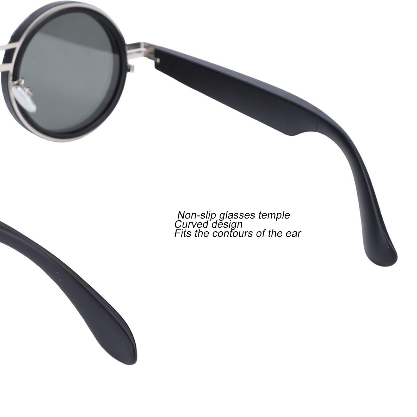 Fockety Lunettes Intelligentes de Traduction AI, Plus de 100 Langues, Traduction en Temps Réel, Lunettes Bluetooth