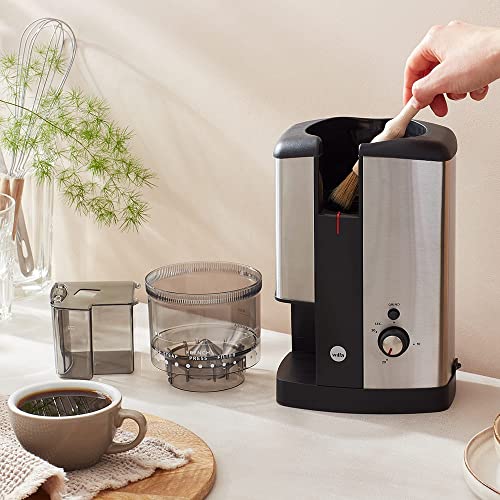 Wilfa SVART NYMALT koffiemolen - bonenreservoir met een capaciteit van 250gr, 160 watt, gemakkelijk te reinigen, zilver - Image 6