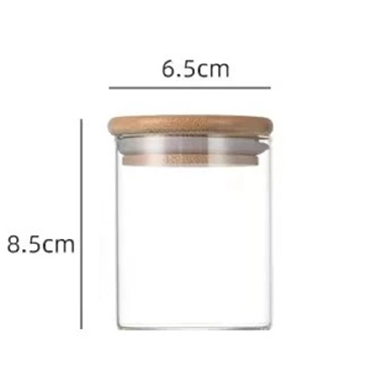 12 Teile/satz Glas Vorratsgläser Tragbare Transparente Lebensmittel Gläser FüR TrockenfrüChte