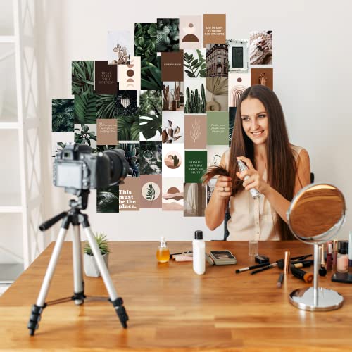 Image of Botanical Wall Art, 50pcs Botanical Wall Decor Aesthetic Pictures, Photo Collage Kit for Wall Aesthetic, Plant Pictures Wall Art, Floral Prints