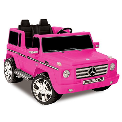 mercedes ride on car pink