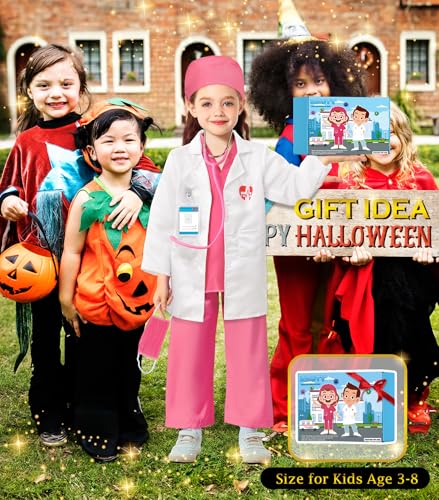 Disfraz de Doctor para Niñas 5-8 Años con Accesorios miniatura 6