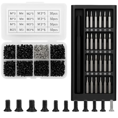 Image of 24-in-1 Precision Screwdriver Set with 500 PCS Screws Combo