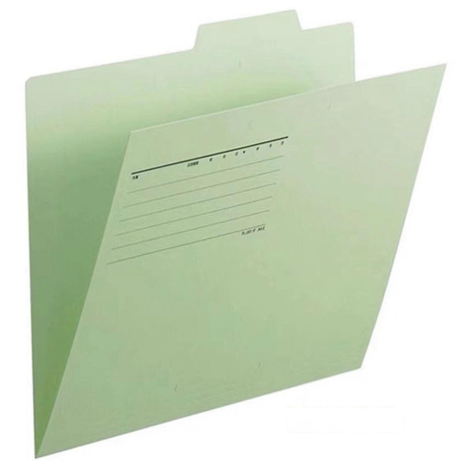 JUSKAQZYI 10-piece Paper Folder Single-piece Folder Classification Folder Suitable for Office Documents School Test Paper Storage