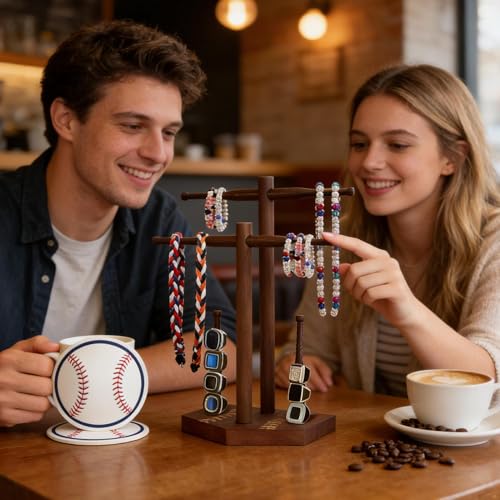 Soporte para collares y pendientes: evita nudos en tus joyas de madera 4