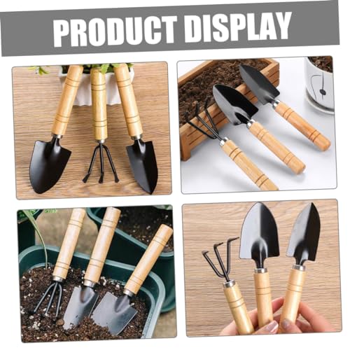 Kit pequeño de herramientas de jardinería POPETPOP miniatura 2