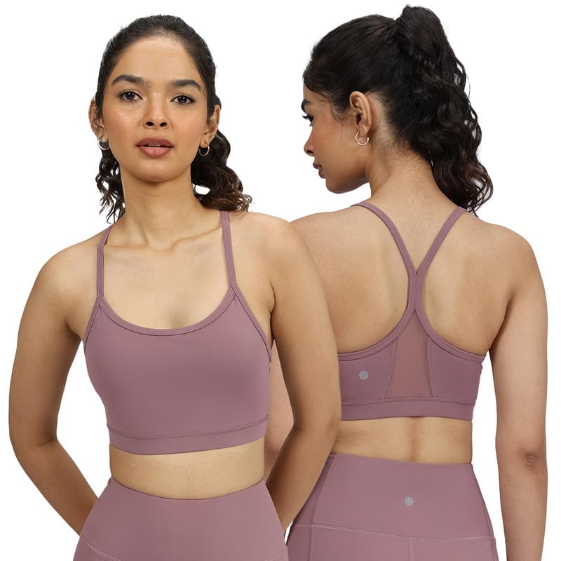 Image of BlissClub Ultimate Strappy Sports Bra | Removable Cups | Strappy Racerback Design | Elasticated Hem | CloudSoft TM Fabric